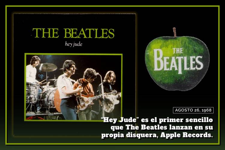 El 26 de agosto de 1968 se publica el single «Hey Jude»