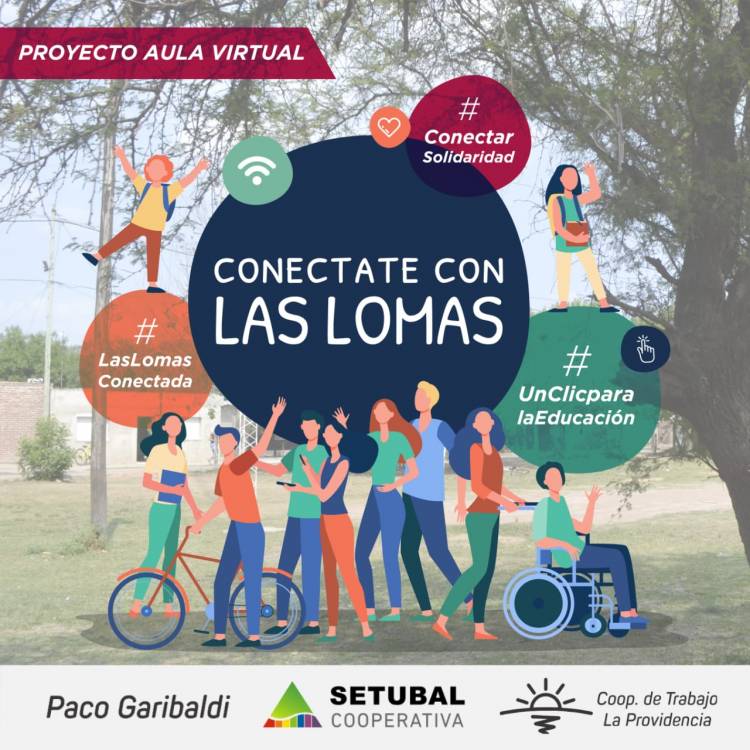 Un sueño colectivo en Las Lomas que busca acortar la brecha digital