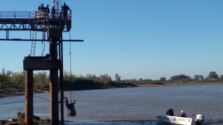 Aguas Santafesinas continúa las acciones para afrontar la extraordinaria bajante del río Paraná
