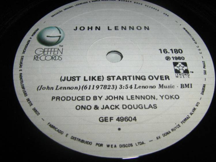 John Lennon: Hace 43 años llegó al número 1 con "(Just Like) Starting Over"