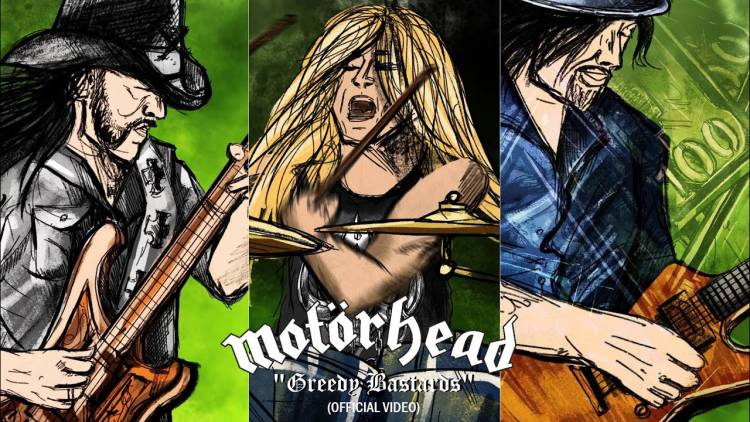Presentan una canción inédita de Motörhead: “Greedy Bastards”