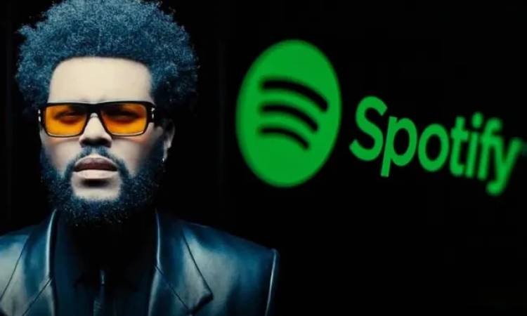 The Weeknd es el primer artista en alcanzar 100 millones de oyentes en Spotify