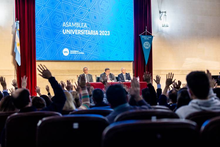 La Asamblea Universitaria de UNL aprobó la Memoria y el Informe Institucional 2022
