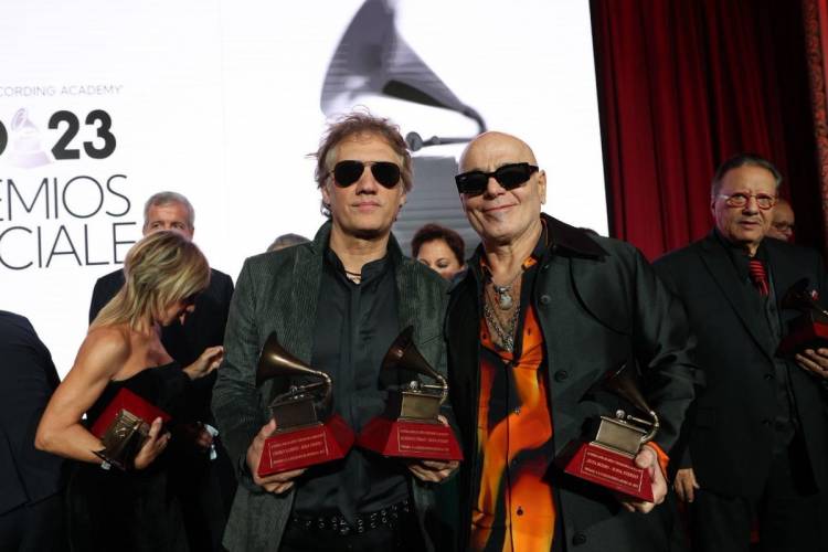 Soda Stereo y Gustavo Santaolalla, premiados en la gala especial antes de los Grammy Latinos