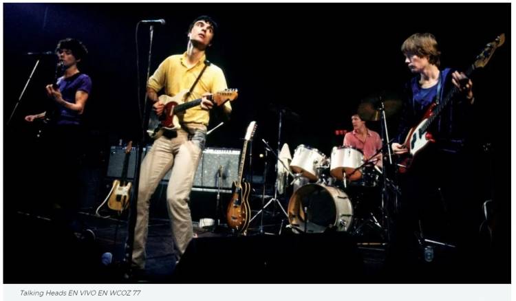 Talking Heads anuncia el lanzamiento de la famosa interpretación WCOZ de 1977 para el Record Store Day 2024