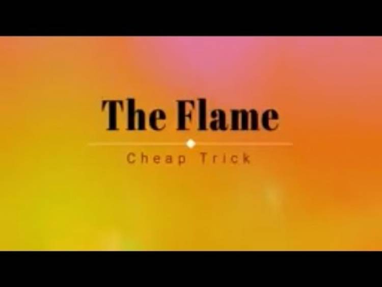 El 3 de julio de 1988 es puesto Nº 1 Billboard Pop Hit "The Flame" de  Cheap Trick
