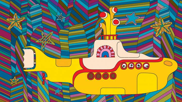 El 17 de julio de 1968 se estrena en Londres  «Yellow submarine»