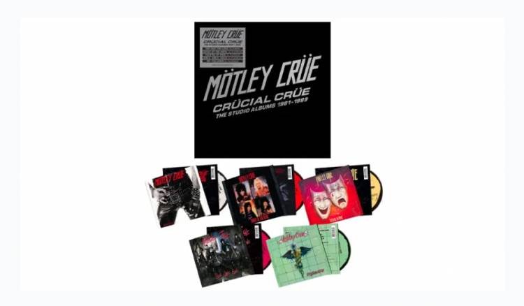 Mötley Crüe anuncia el box set de vinilos “Crücial Crüe: The Studio Albums 1981-1989”