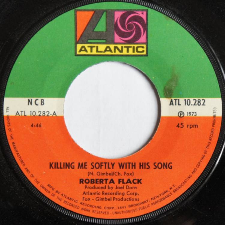 Hace 51 años "Killing Me Softly (With His Song)" de Roberta Flack  alcanza el #1 en EE.UU.