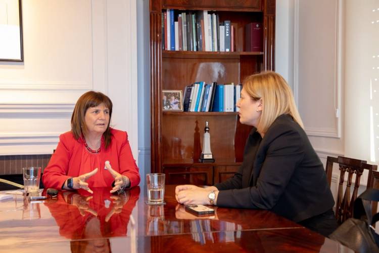 La Vicegobernadora Gisela Scaglia se reunió con la Ministra de Seguridad, Patricia Bullrich.