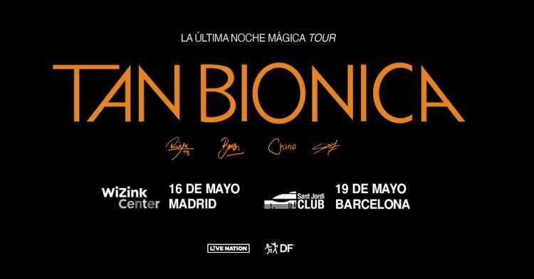 Tan Biónica anuncia sus primeros shows en España