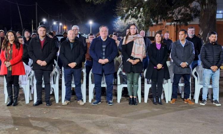 Colonia Bossi celebró sus Fiestas Patronales con inauguraciones de obras