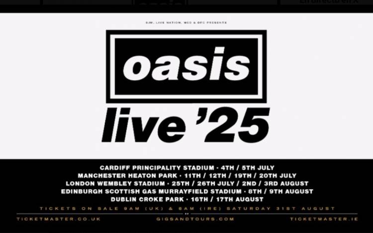 Oasis se reúne para OASIS LIVE '25 y se buscará que llegue a otros continentes mas alla de Europa