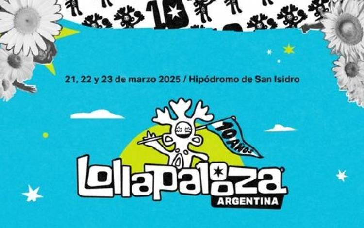 Se dio a conocer el line-up de la decima edición del Lollapalooza