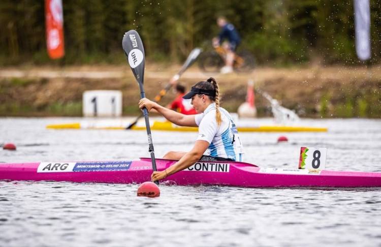 Paulina Contini entre las 10 mejores del Mundial de canotaje universitario