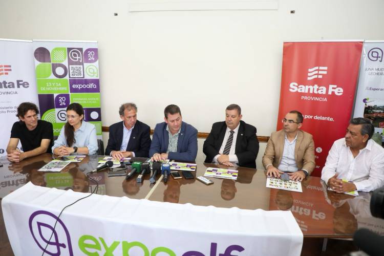 Expo Alfa 2024: Provincia presentó la muestra nacional de alfalfa que se realizará en Esperanza